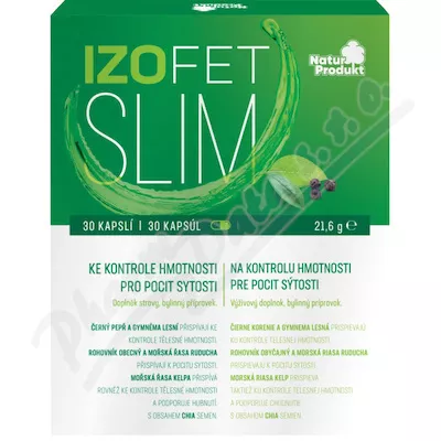 Naturprodukt Isofet Slim kontrola wagi cps.30