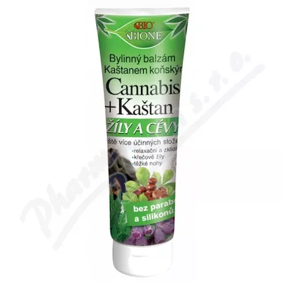 BIONE Cannabis+Chestnut Zioła na żyły i naczynia krwionośne.bal.200ml