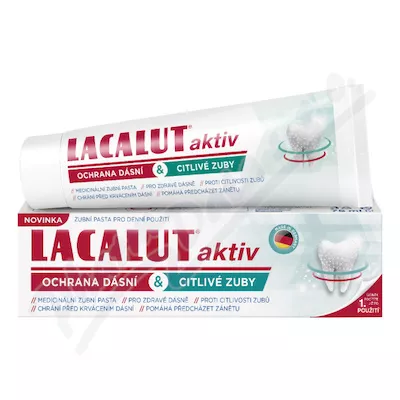 Lacalut Aktiv ochrona dziąseł i wrażliwych zębów 75ml