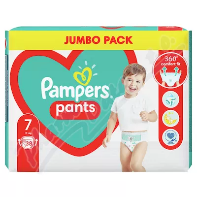 Pampers pants 7 17+kg 38szt