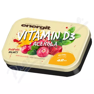 Energit Witamina D3+acerola tbl.42