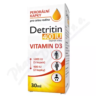 Detritin 400 IU Witamina D3 krople 30ml