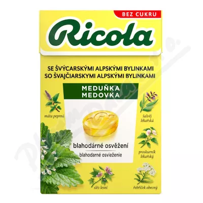 RICOLA Melisa bez cukru 40g