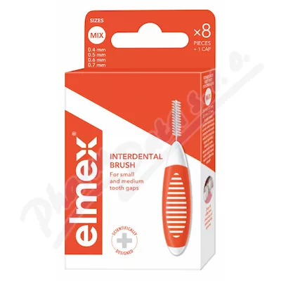 Szczoteczki międzyzębowe Elmex mix 0,4mm-0,7mm 8szt