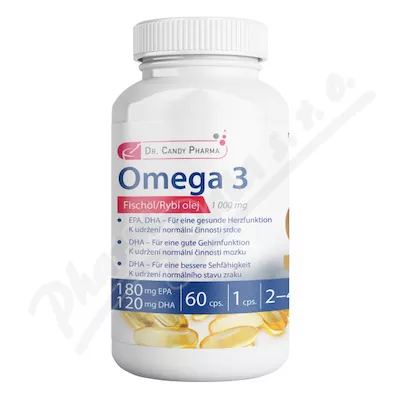 Dr.Candy Pharma Omega 3 Fish Oil cps.60x1000mg