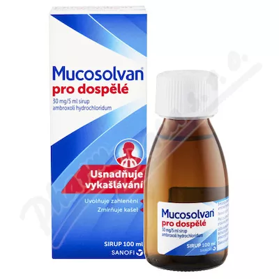 Mucosolvan dla dorosłych 30mg/5ml sir.1x100ml