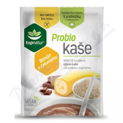 Probio kaszka bananowa z czekoladą 60g TOPNATUR