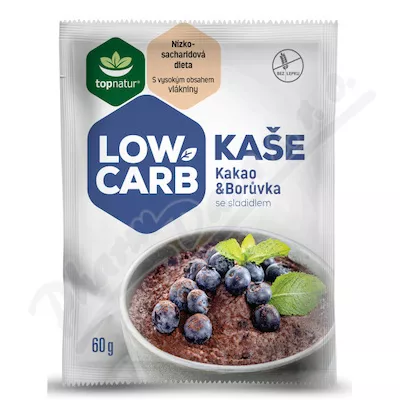 Kaszka LOW CARB kakao & żurawina 60g TOPNATUR