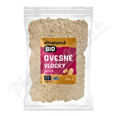 Allnature Płatki owsiane drobne BIO 500g