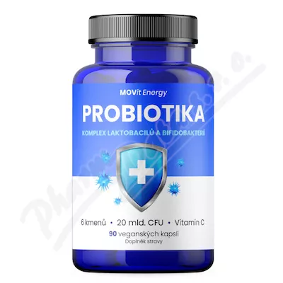 MOVit Probiotyki złożone lactob.+bifidobak.cps.90