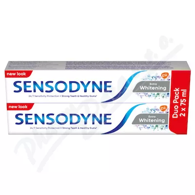 Sensodyne Extra Whitening zubní pasta 2x75ml