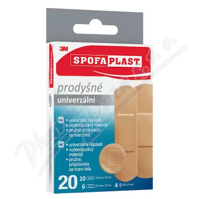 3M Spofaplast 176N Uniwersalna mieszanka plastrów 20szt