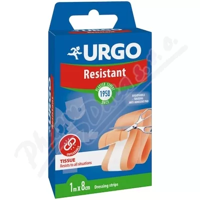 URGO RESISTANT Odporny plaster 1mx8cm NOWOŚĆ