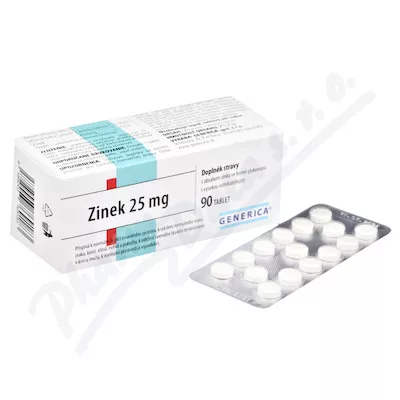 Cynk 25 mg tbl.90 Generica