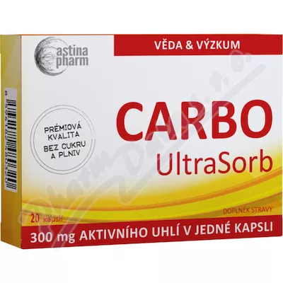 Astina CARBO UltraSorb 300mg cps.20