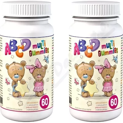 ABCD Multi Gummies 2x60 cukierków pektynowych