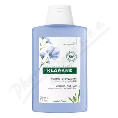 KLORANE Szampon z organicznym lnem 200ml