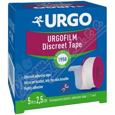 URGO FILM Plaster przezroczysty 2,5cmx5m NOWOŚĆ