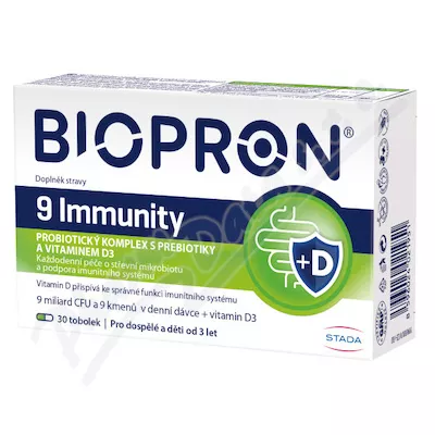 Biopron 9 Odporność + witamina D3 tob.30