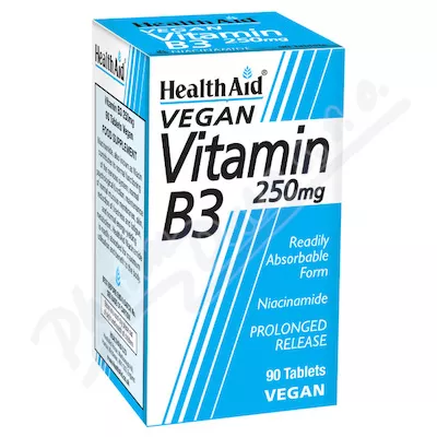 Witamina B3 (niacyna) 250mg tbl.90