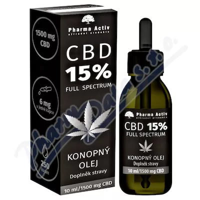 CBD 15% olej konopny 1500mg 10ml