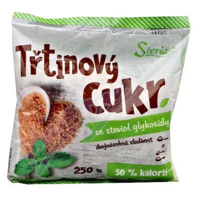 Stevia třtinový cukr se steviol-glykosidy 250g