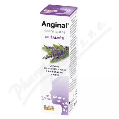 Anginal spray doustny z szałwią 30ml ZP Dr.Müller