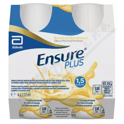 Ensure Plus smak bananowy por.sol.4x220ml