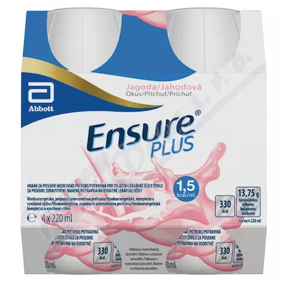 Ensure Plus smak truskawkowy pos.sol.4x220ml