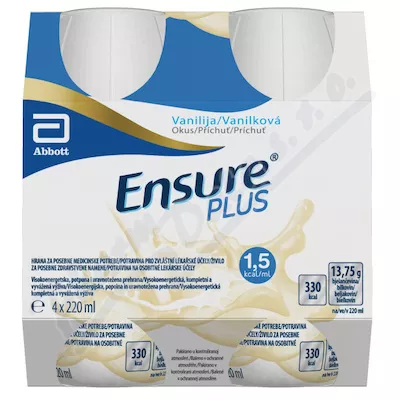 Ensure Plus smak waniliowy por.sol.4x220ml