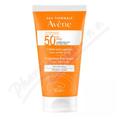 AVENE Krem przeciwsłoneczny bez perfum SPF50+ 50ml