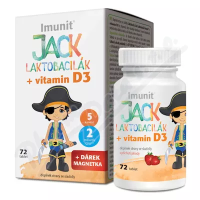 Lactobacilli JACK LACTOBACILLAR Immune+vit.D3 tbl.72