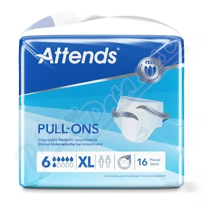 KALHOTKY ABSORPČNÍ ATTENDS PULL-ONS 6 X-LARGE