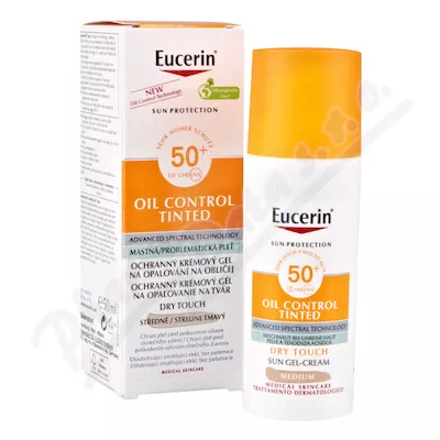 Eucerin SUN OilControlTinted SPF50+ ciemny 50ml