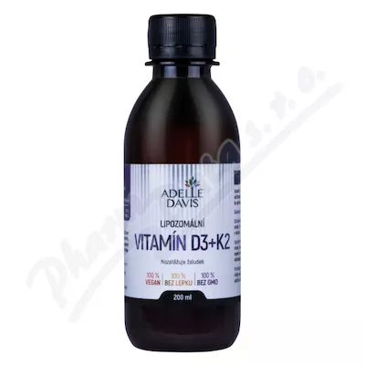 Adelle Davis Liposomalna witamina D3+K2 200ml