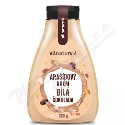 Allnature Krem Orzechowy Biała Czekolada 260g