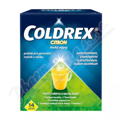 COLDREX HORKÝ NÁPOJ CITRON