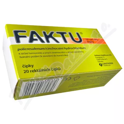 Fakt 100mg/2,5mg sup.20