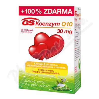 GS Koenzym Q10 30mg cps.30+30 CZ/SK NOWOŚĆ