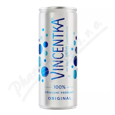 Vincentka přírodní 250ml plech