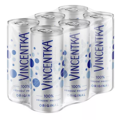 Vincentka natural 250ml puszka multipack 6szt