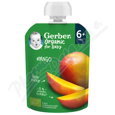 Gerber Organiczne mango kapsułki 90g 6M