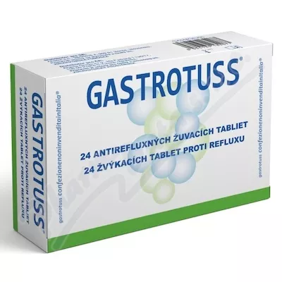 GASTROTUSS Antyrefluksowe tabletki do żucia 24szt