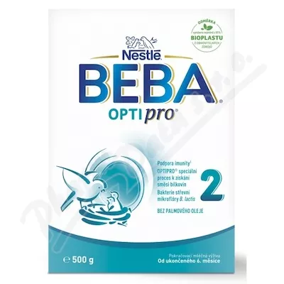 BEBA OPTIPRO 2 mleko następne dla niemowląt 500g