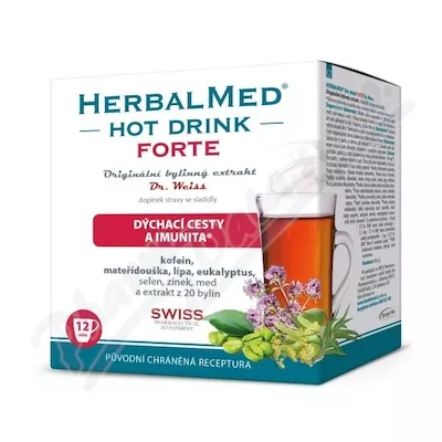 HERBALMED HotDrink Forte Dr.Weiss z kofeiną 12 saszetek