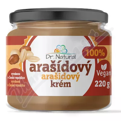 Dr.Natural Arašídový krém 100% 220g