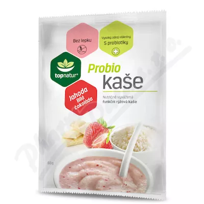 Probio kaše Jahoda&Bílá čokoláda 60g TOPNATUR