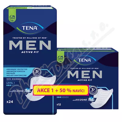 TENA Men Level 1 wkładki +50% extra 36szt 750709