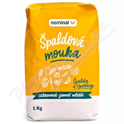 Nominal Špaldová mouka celozrnná jemně mletá 1kg