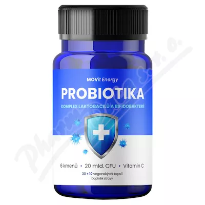 MOVit Probiotyki compl.lactob.+bifidobak.cps.30+10